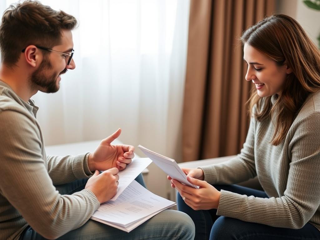 Couple actively engaged in therapy exercises Couple actively engaged in therapy exercises