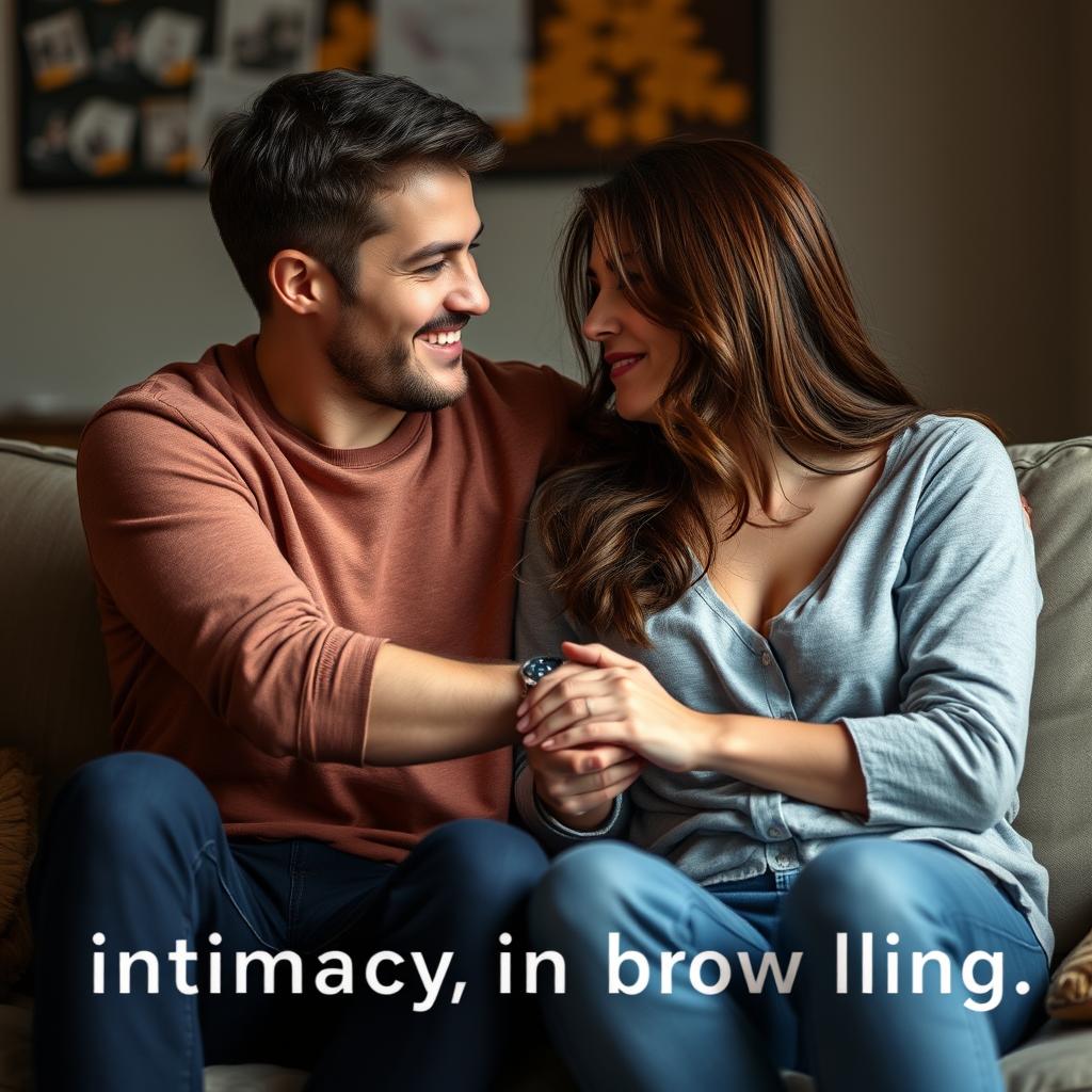 Couple reconnecting through therapy exercises