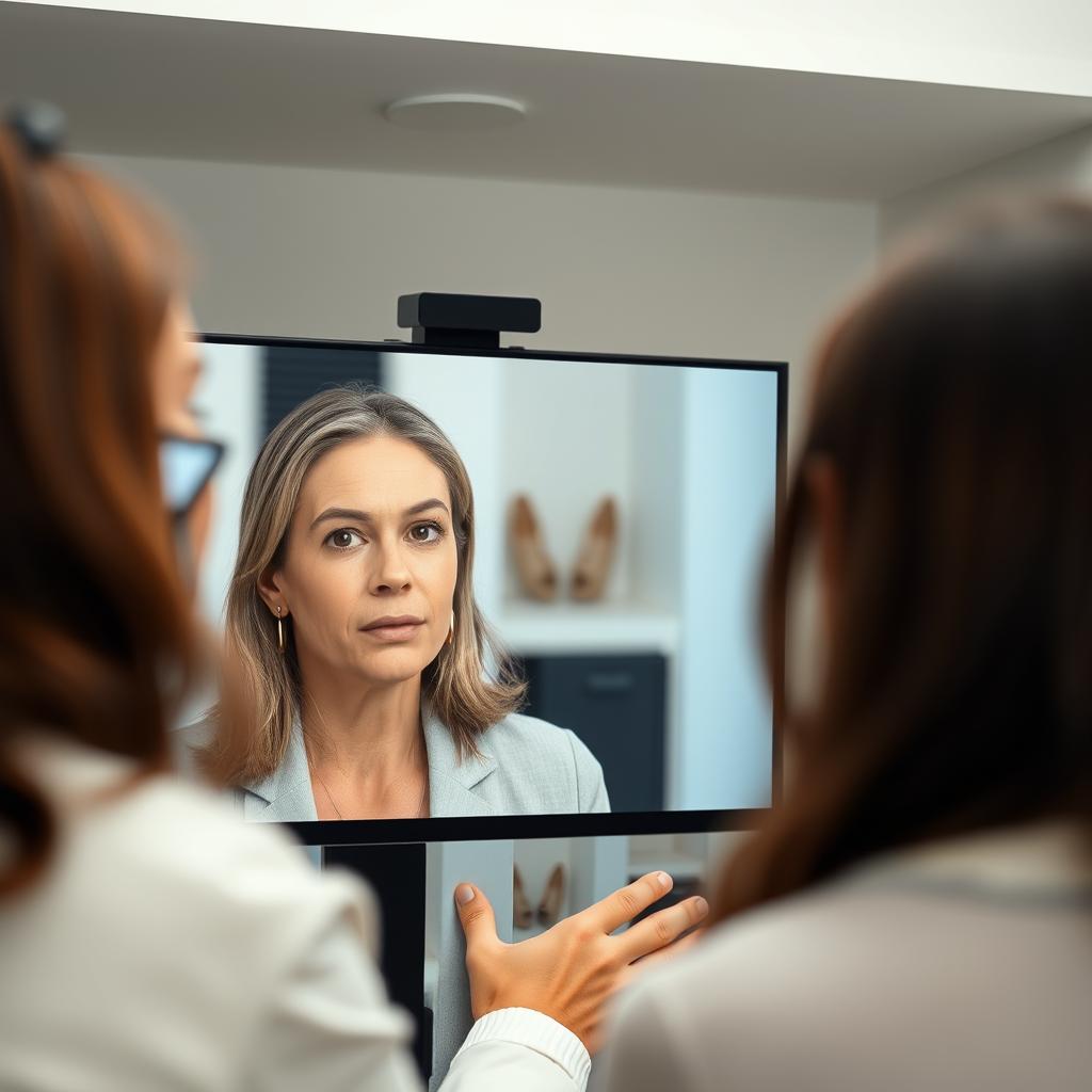 Therapist speaking with one partner individually